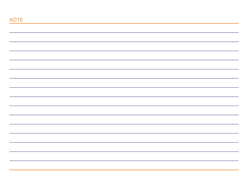 Desk-Calendar-Two-Tone-Goat-Note-Page_Memo-Sheet-Purple-Orange-Layout_Abizinter แบบหน้าบันทึกโน้ตปฏิทินตั้งโต๊ะสำเร็จรูป ชุด Two Tone Goat Calendar ดีไซน์เส้นบรรทัดมินิมอลทูโทนสีม่วงส้ม โรงพิมพ์ Abizinter